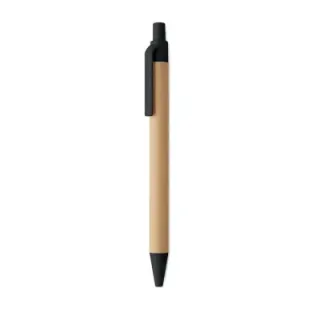 Push button ball pen in bamboo - MO2635 (MOCN#03)